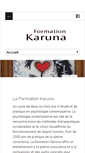 Mobile Screenshot of formation-karuna.com